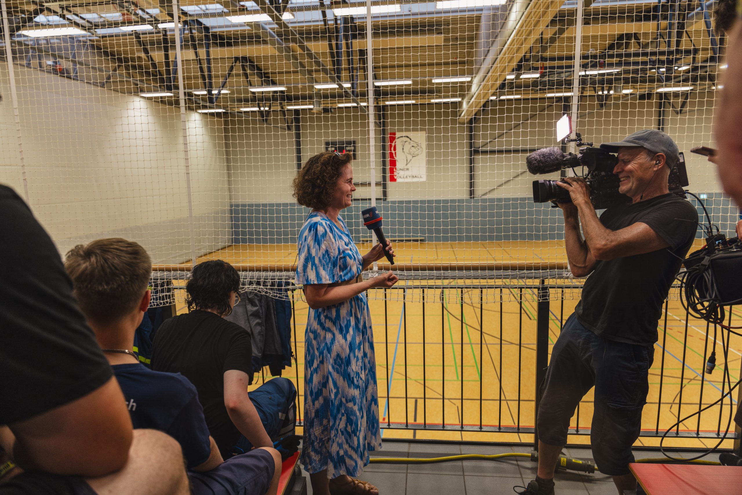 WDR filmt in der Turnhalle